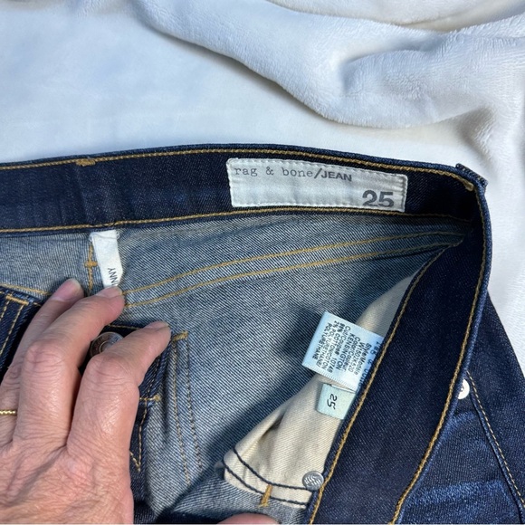 rag & bone Deep Blue Skinny Jeans - Picture 3 of 3